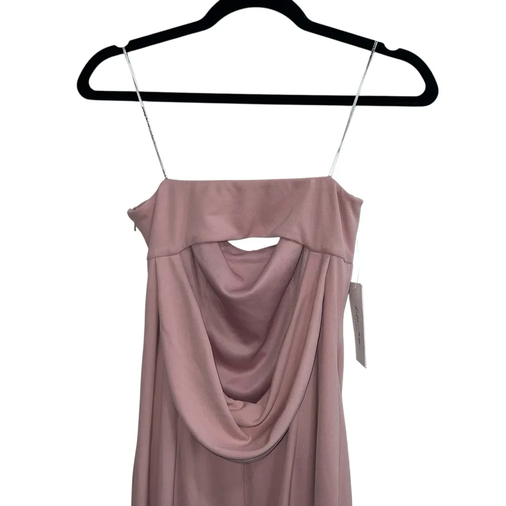 NEW NWT Katie May Mary Kate Strapless Drape Back Gown Rose Quartz Blush Pink - Image 8