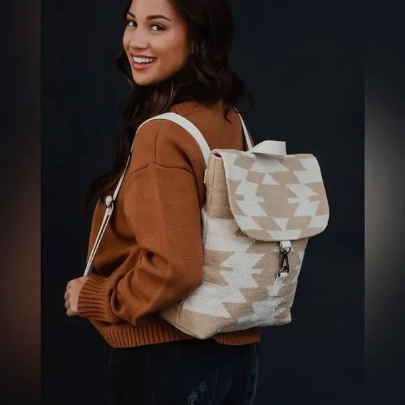 Aztec canvas backpack - Image 2