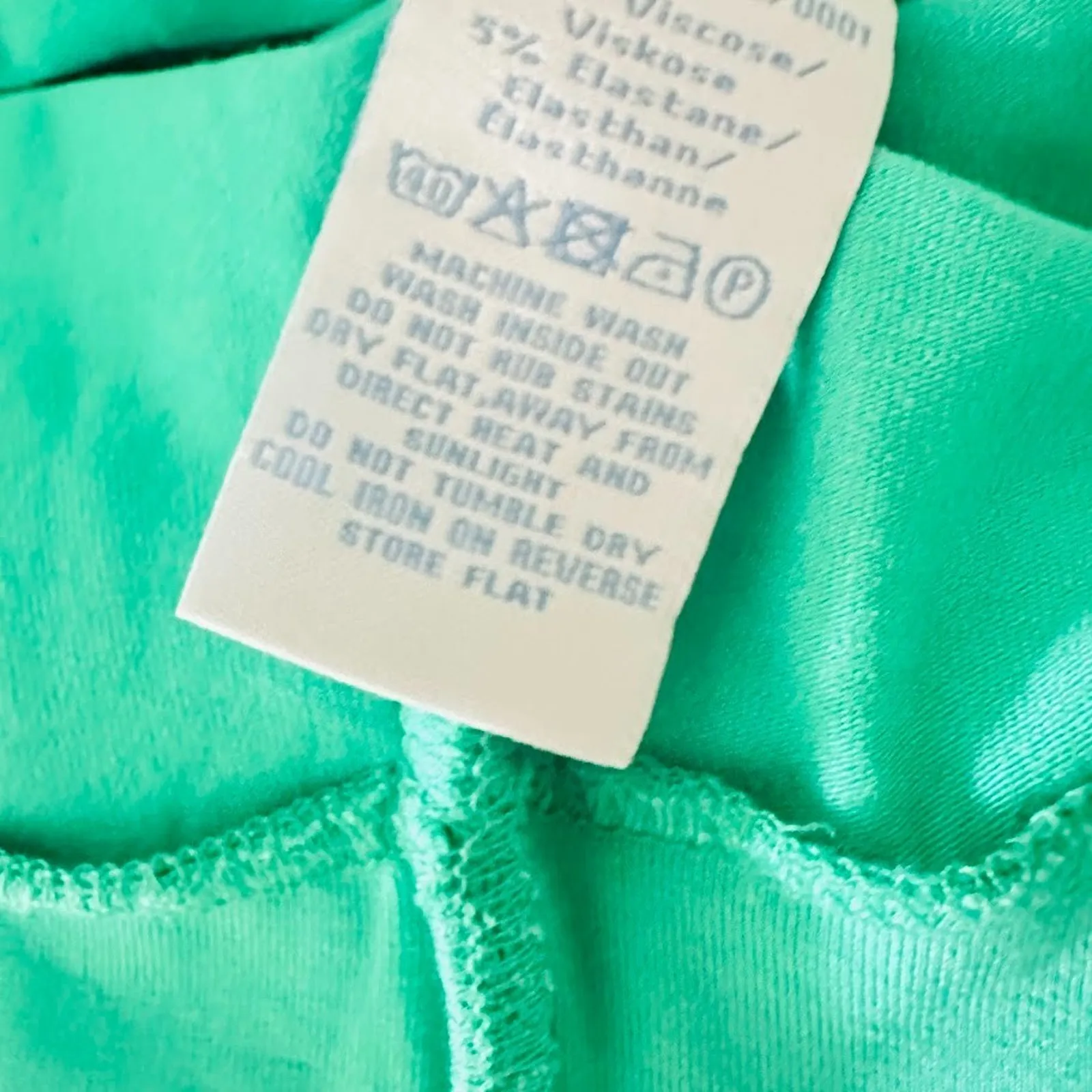 Boden Green Maxi Dress 14R Grosgrain Ribbon Detail V Neck Beachy Resort Whimsy Size 14 - Image 6