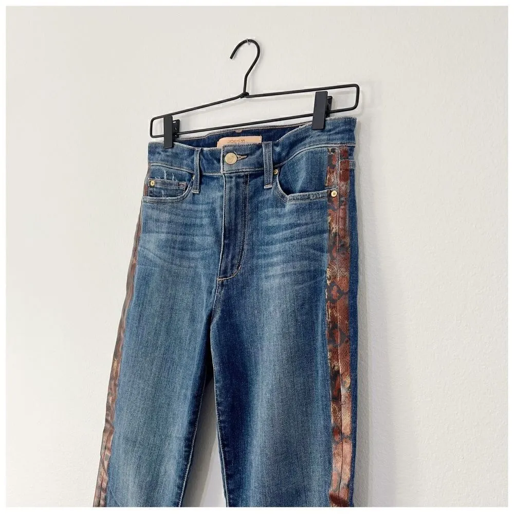 Joe’s Charlie High Rise Skinny Ankle Jeans Cobra Side Stripe Jaylyn Wash Size 28 - Image 7
