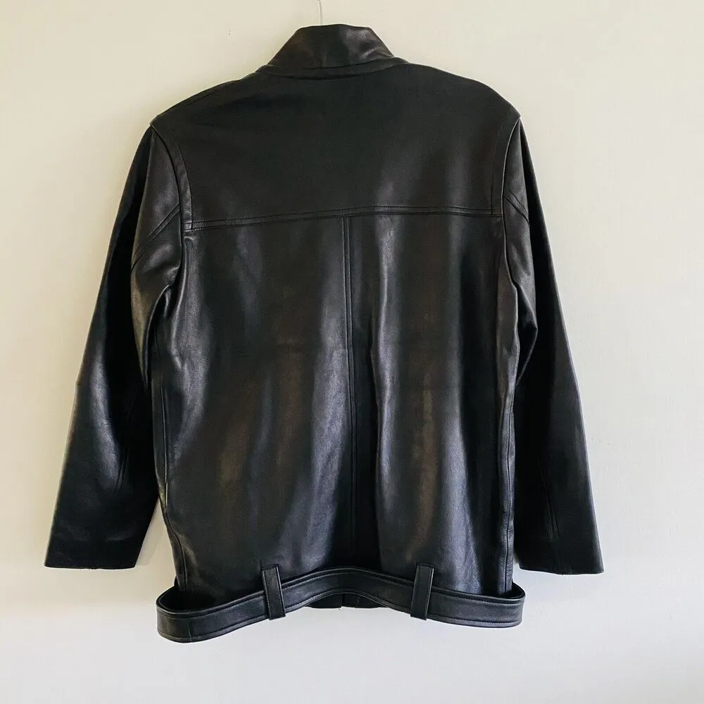 IRO Ametyst Black Moto Leather Jacket  - 34 FR / US 2 - Image 7