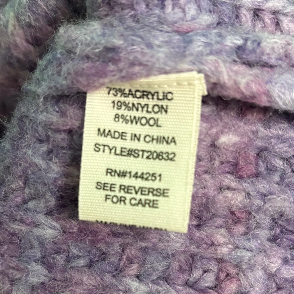 Jessica Simpson Lavender Cropped Cardigan Sweater - Image 9