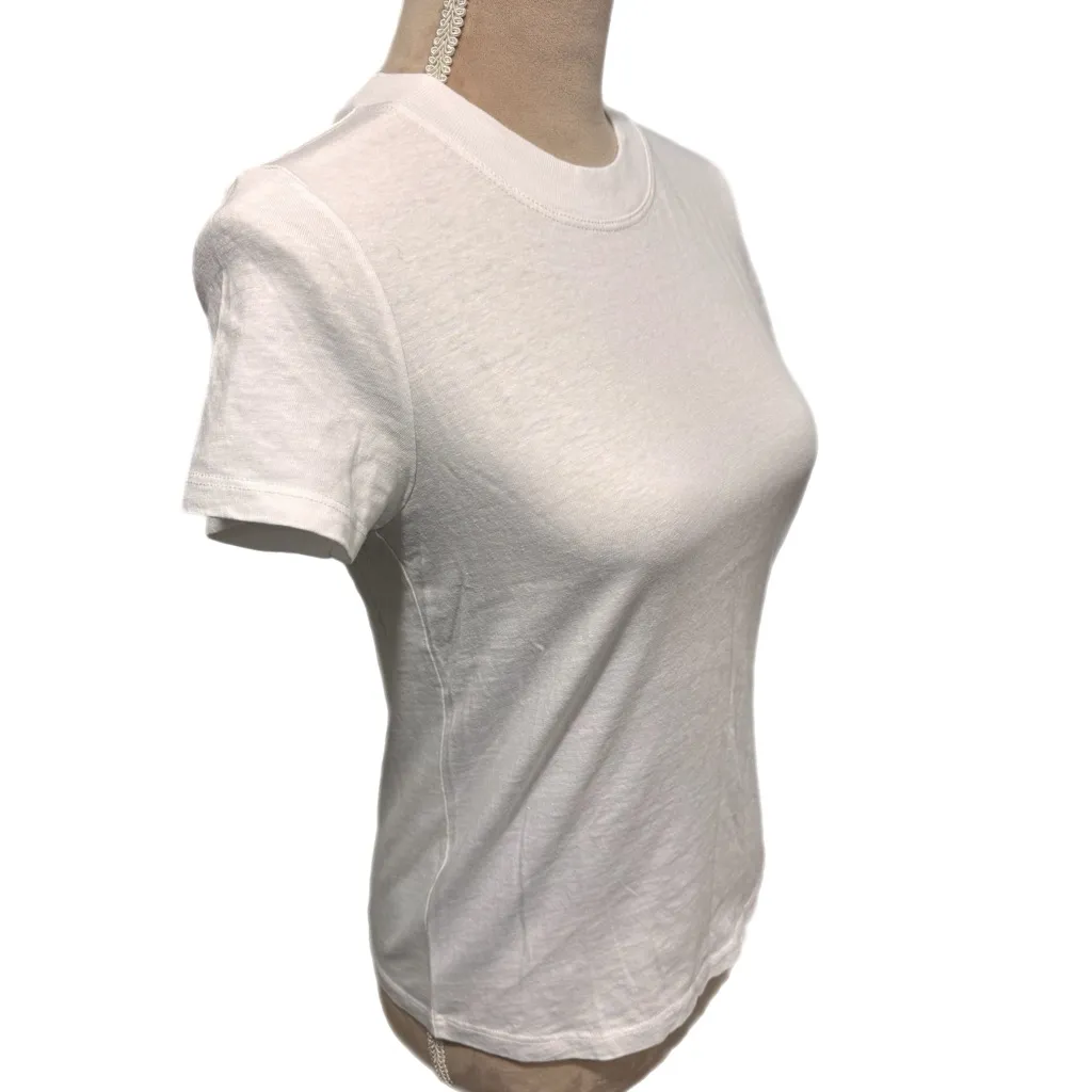 MADEWELL Premium Standard The Shrunken Tee White Cotton Shirt Size XS - Image 7