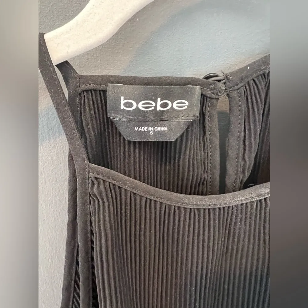 Black Bebe Loose Top, Small - Image 3