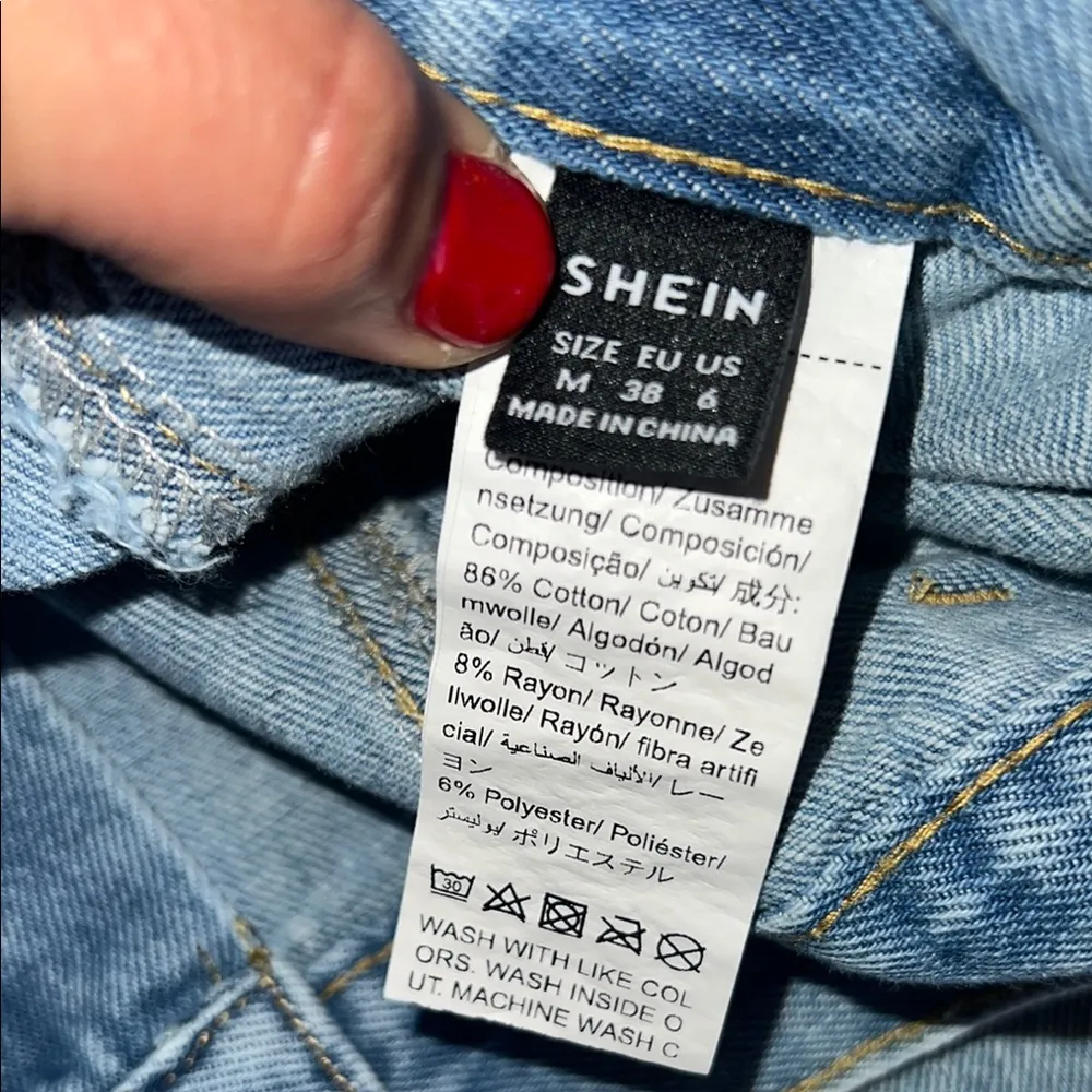 Denim Button-Front Skirt‎ - Image 3