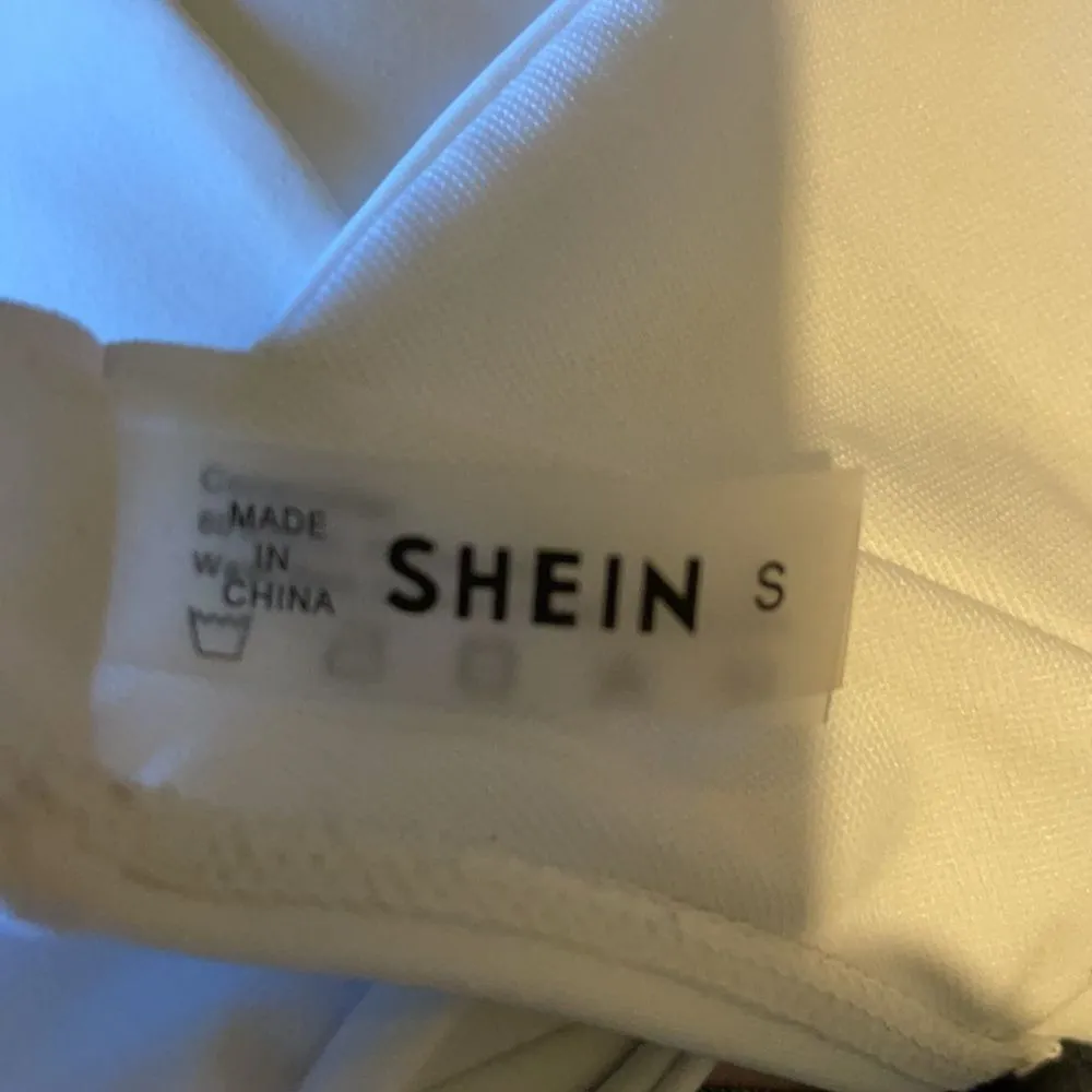 SHEIN White Lightly Padded Bralette Bikini Top S - Image 11