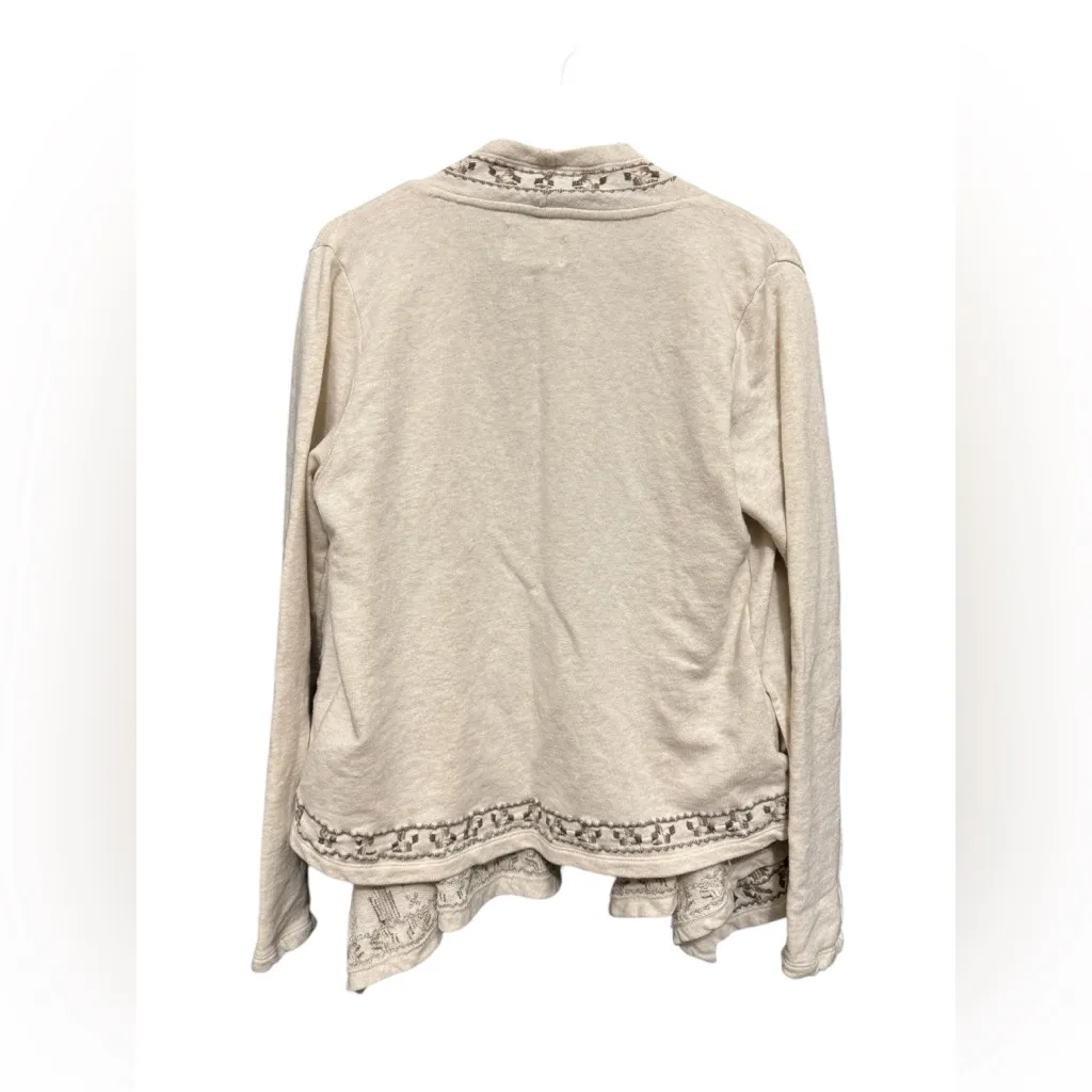 Lucky Brand Cream Patterned Women's Cardigan - Image 3