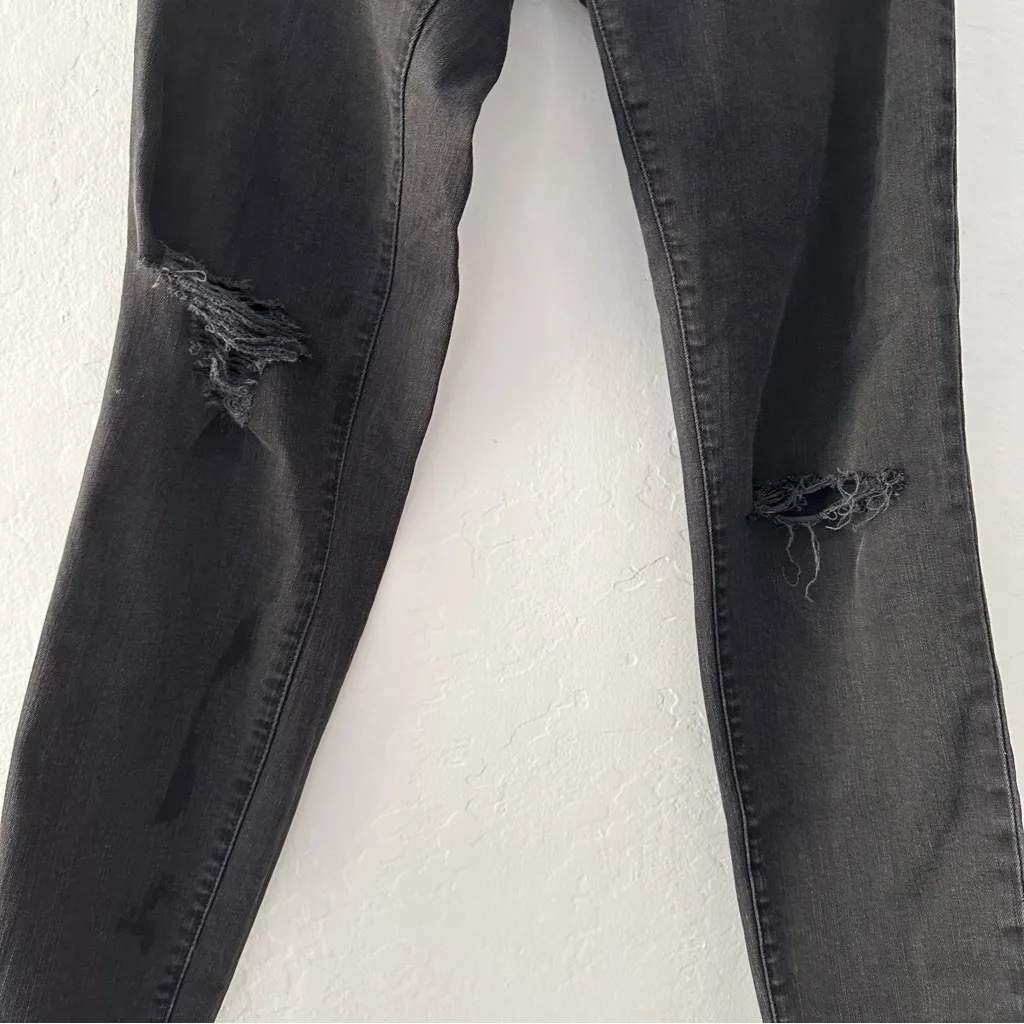 Madewell Maternity Skinny Crop Jeans – Black Sea, Size 29 - Image 6