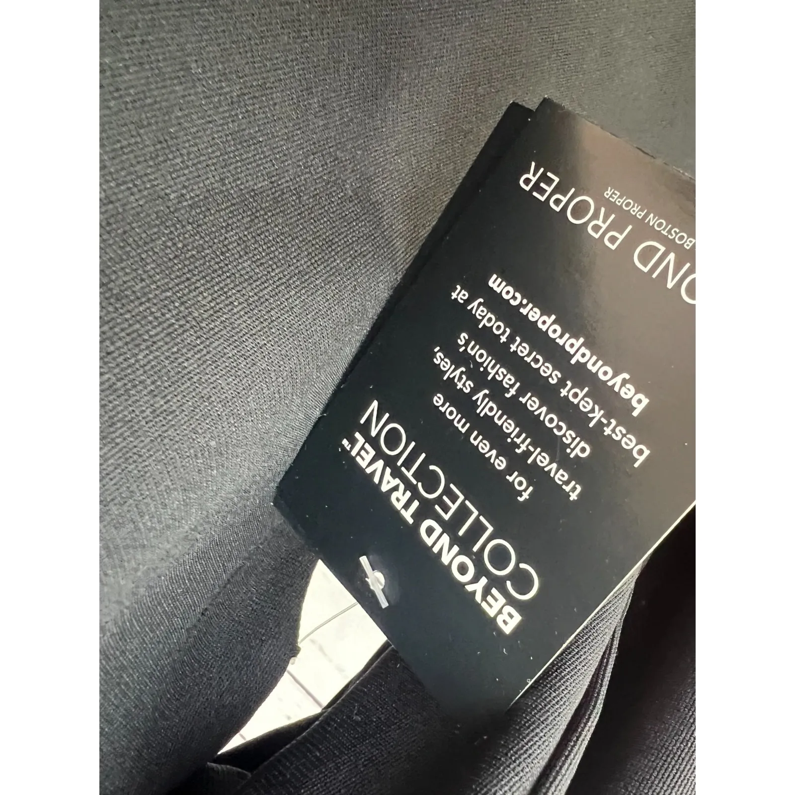 NWT Boston Proper blazer size 6 Suit Jacket Beyond Travel Black Career Womens - Image 3