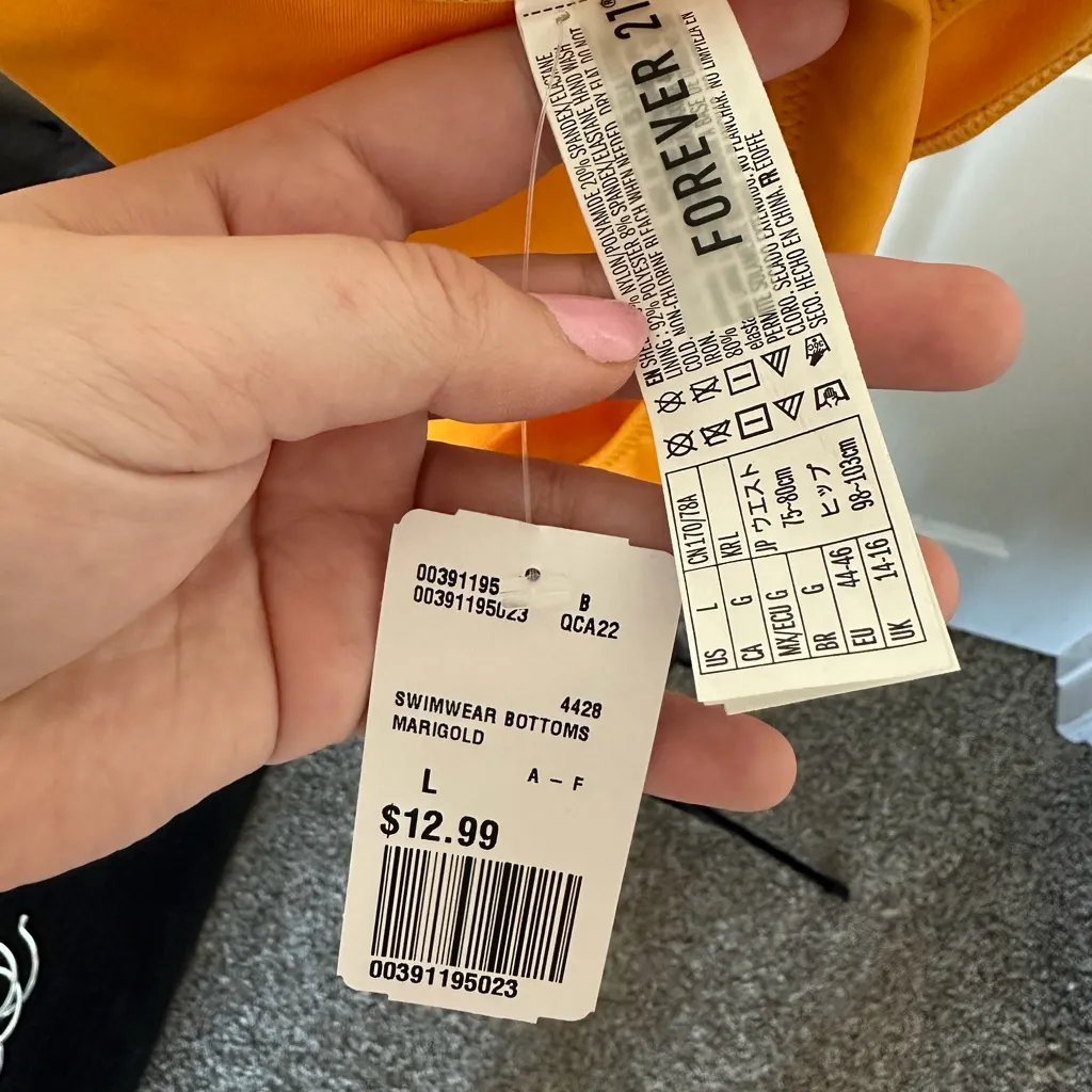 Forever 21  Yellow Bikini Bottoms - Image 3