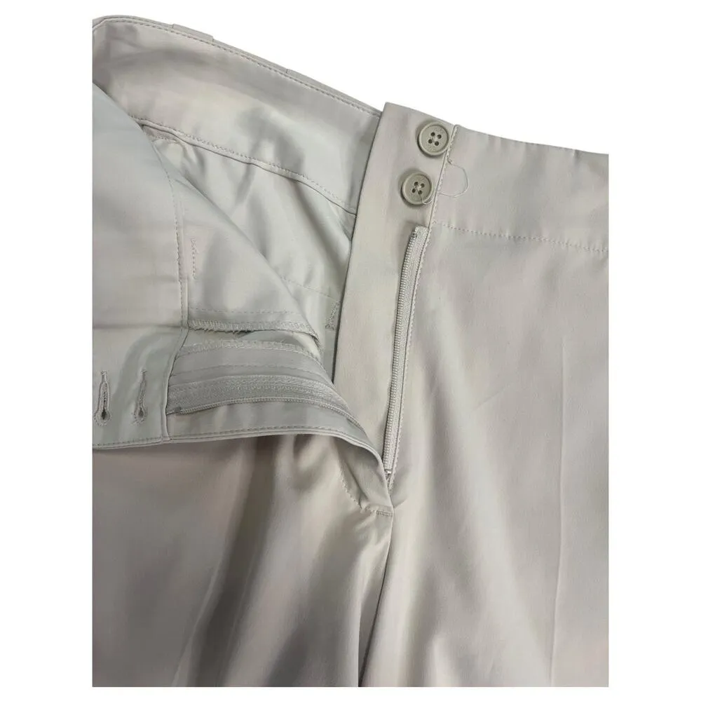 Nike Golf Shorts Womens 4 Tan Bermuda Dri Fit Victory Flex Athletic Sporty - Image 9