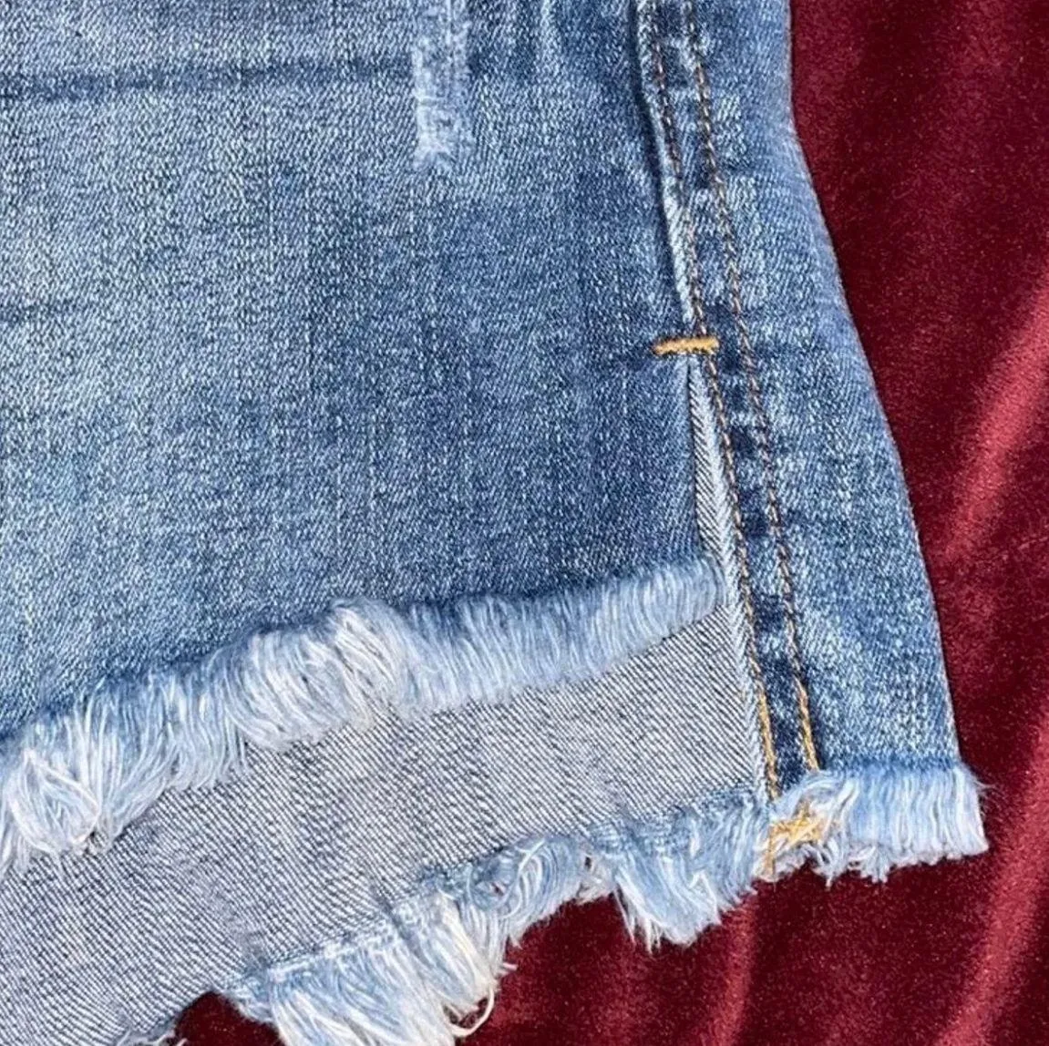 Just USA Gracelyn Distressed Denim Short - Image 5