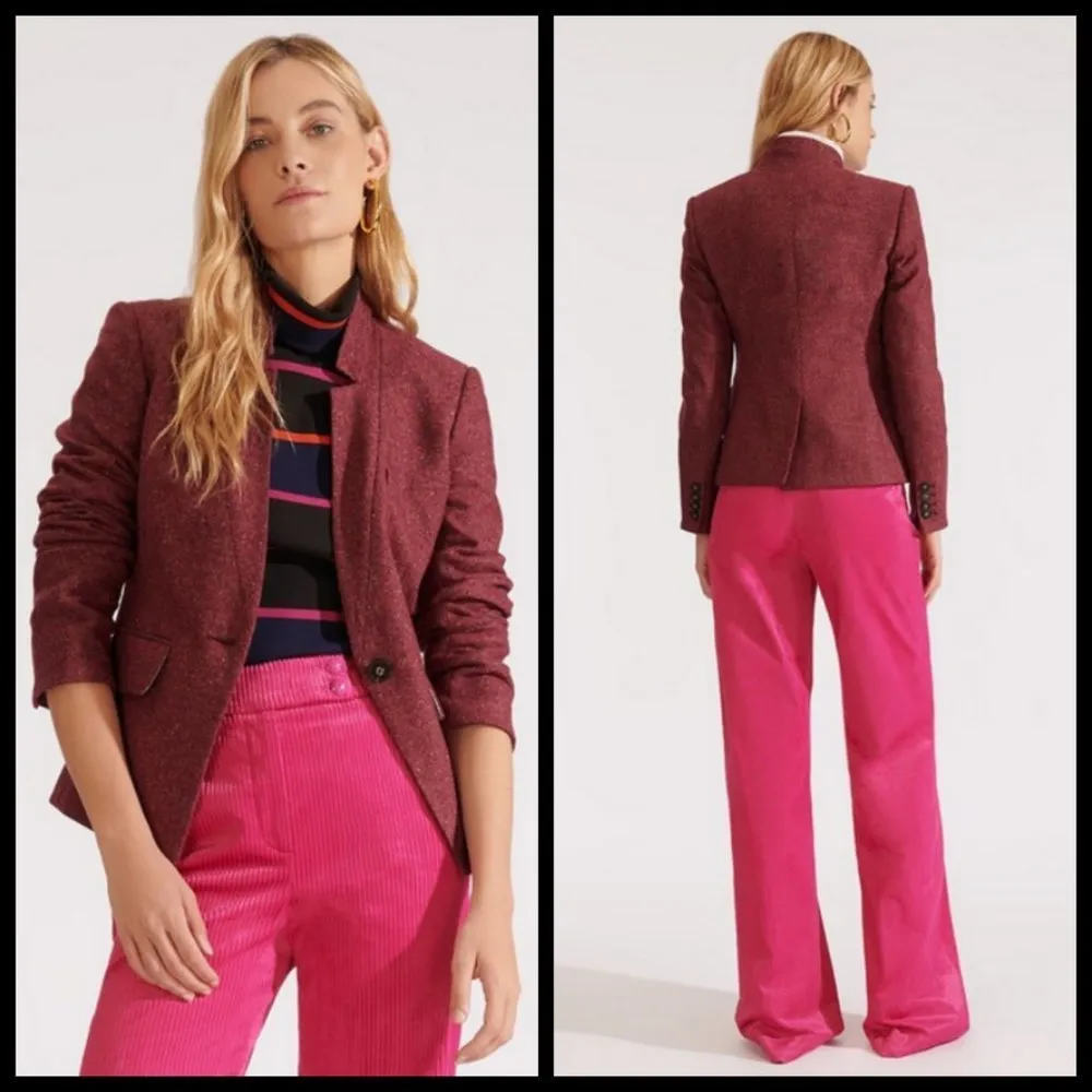💕VERONICA BEARD💕 Farley Dickey Jacket ~ Berry 2 NWT - Image 3