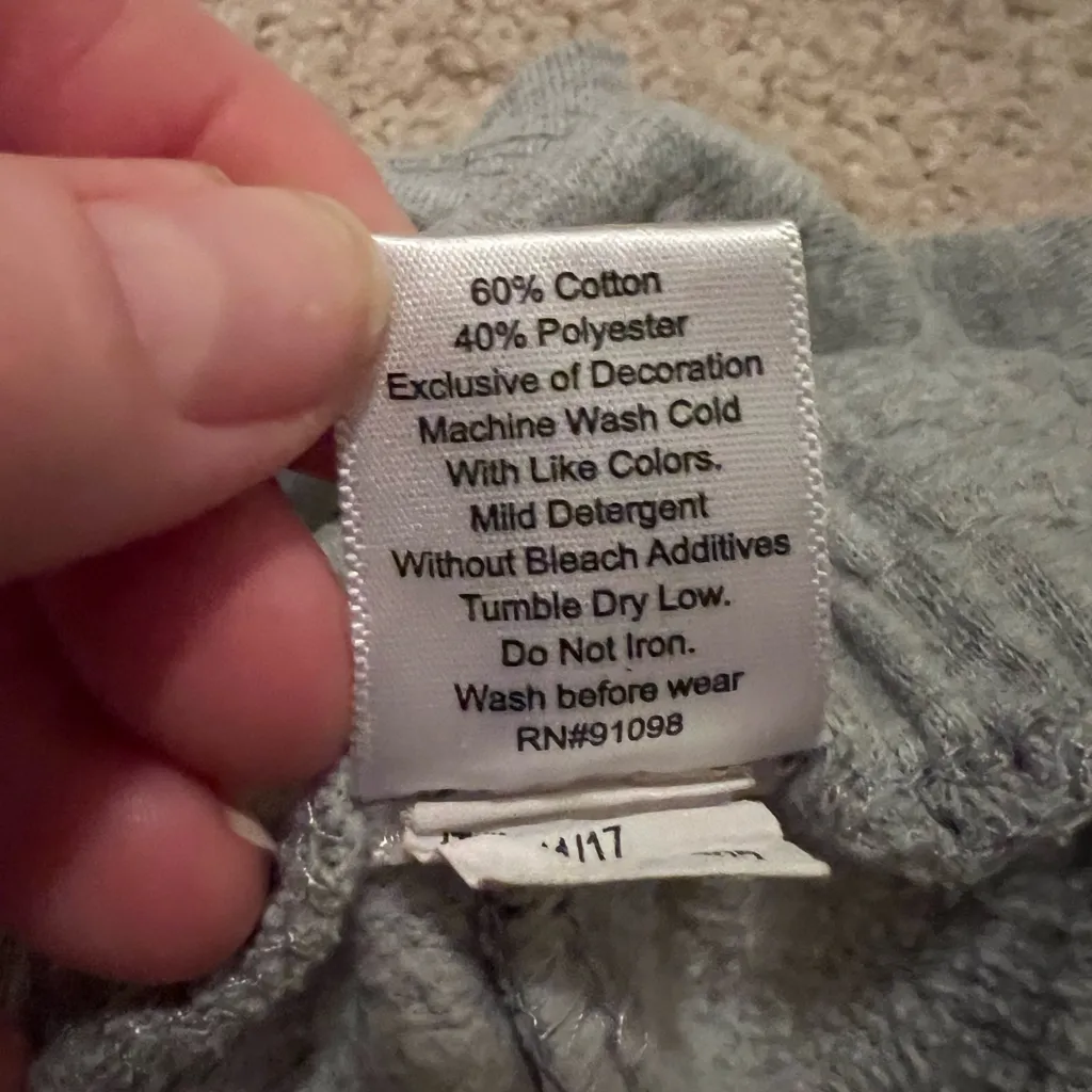 Boxercraft ❤️  Gray Cotton Drawstring Shorts - Image 3