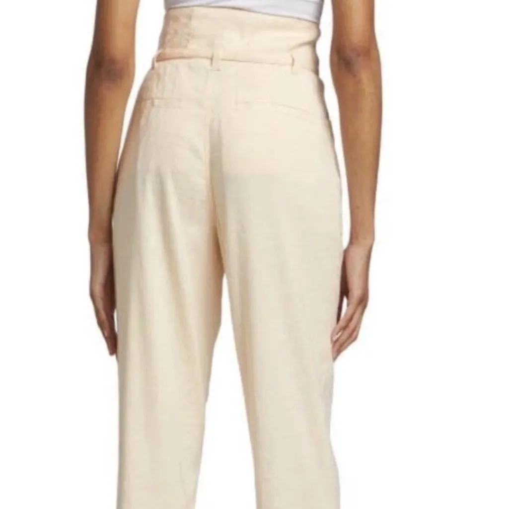 Derek Lam 10 Crosby Womens Beks Utility Ultra-High Waist Pants Ivory Size 8 - Image 2