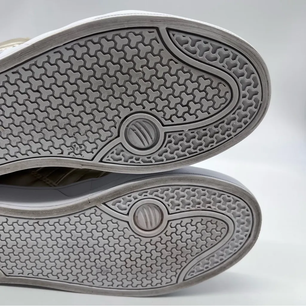 Adidas Neo Label Gold Metallic Leather Women’s High-Tops w/White Midsole-Sz 7.5 - Image 8