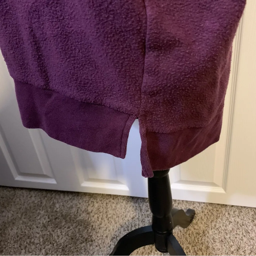 PINK Victorias Secret Burgundy Pull Over Sweater - Image 4