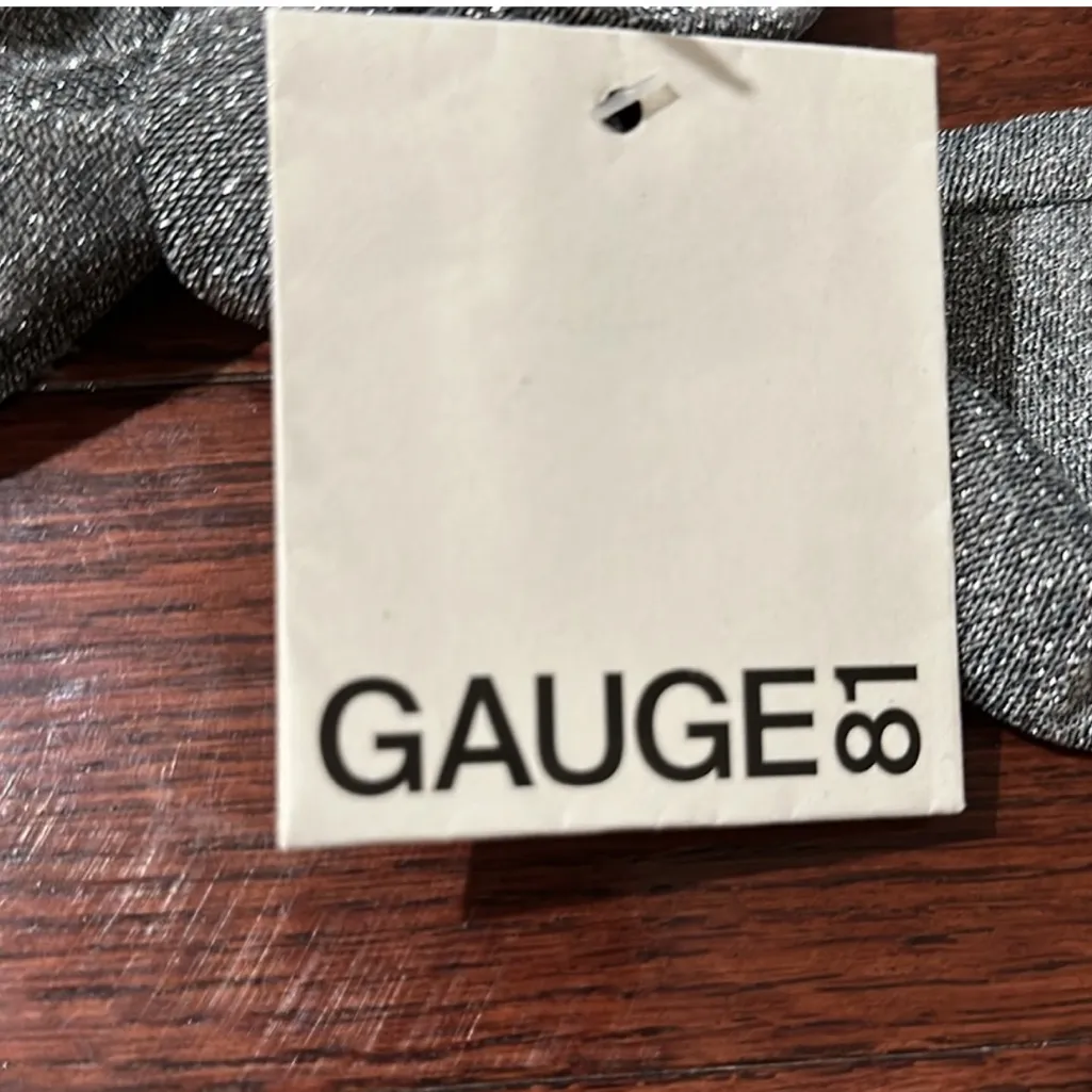 GAUGE81 Naha Metallic Dress Silver Nordstrom Mini Sexy $750 Nordstrom NWT Size M Size M - Image 5