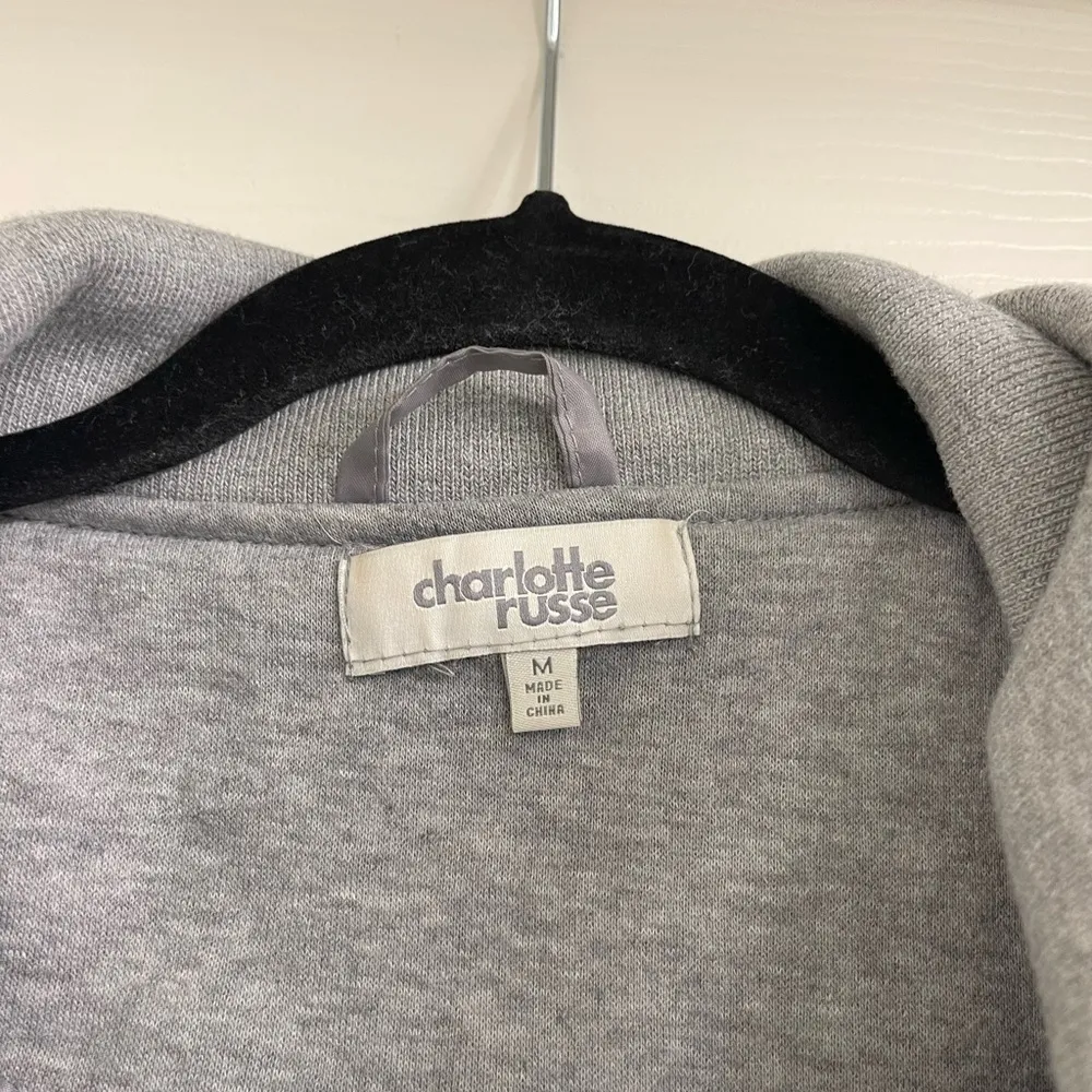 Women’s  Gray Peacoat Size M - Image 3