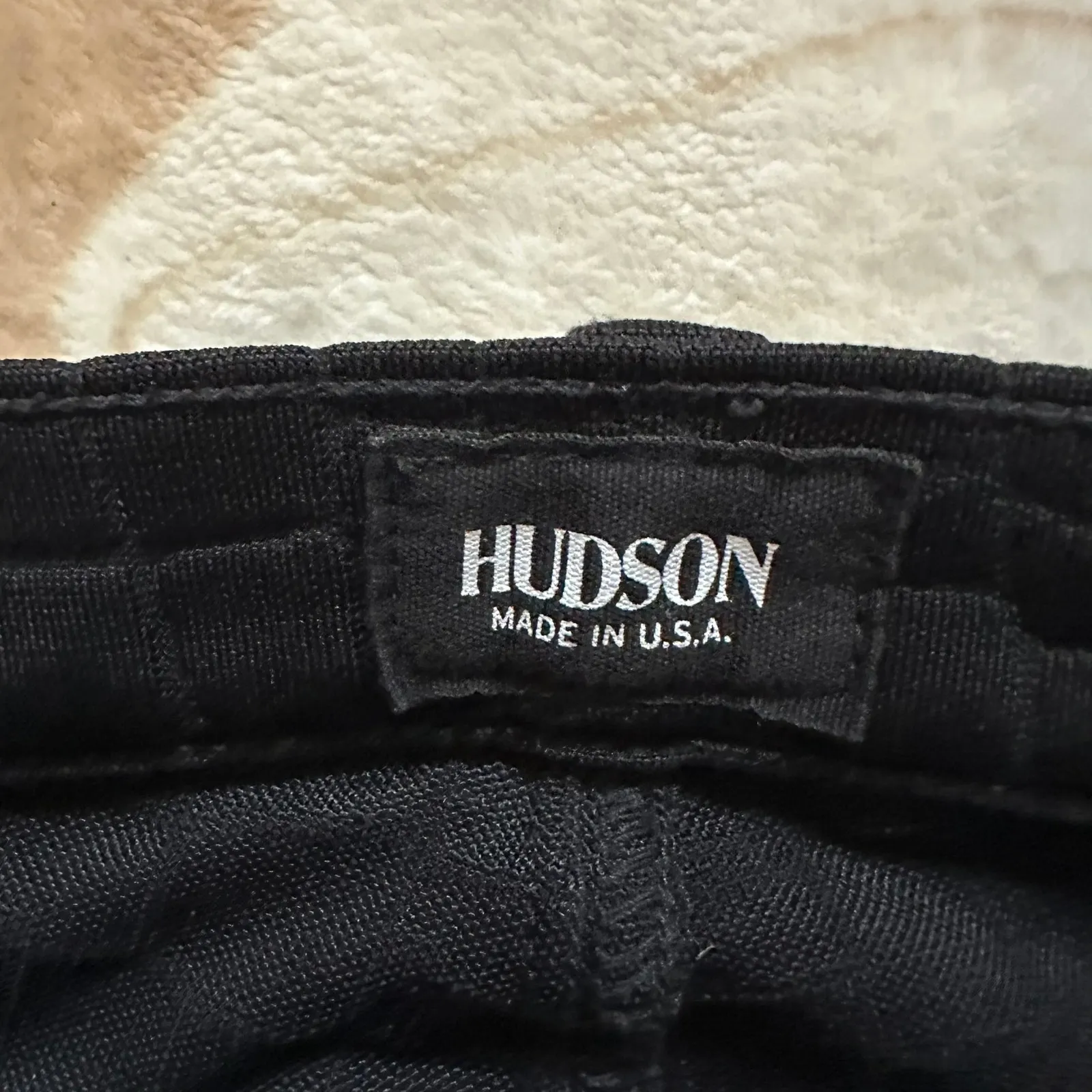 Hudson Barbara High Waist Super Skinny Black Alligator Crocodile‎ Jeans Size 25 - Image 11