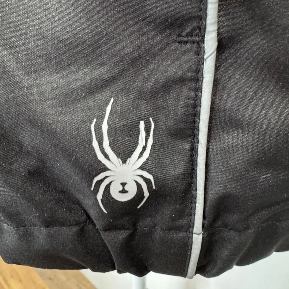 Spyder Black Piping Windbreaker Lightweight Hooded Jacket Women’s Size Large NEW - Image 5