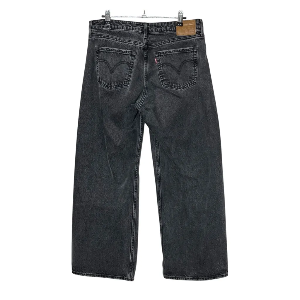 Levi’s Low Loose Jeans Tech Storm Black Wash Women’s Size 30 Wide Leg High Rise - Image 5