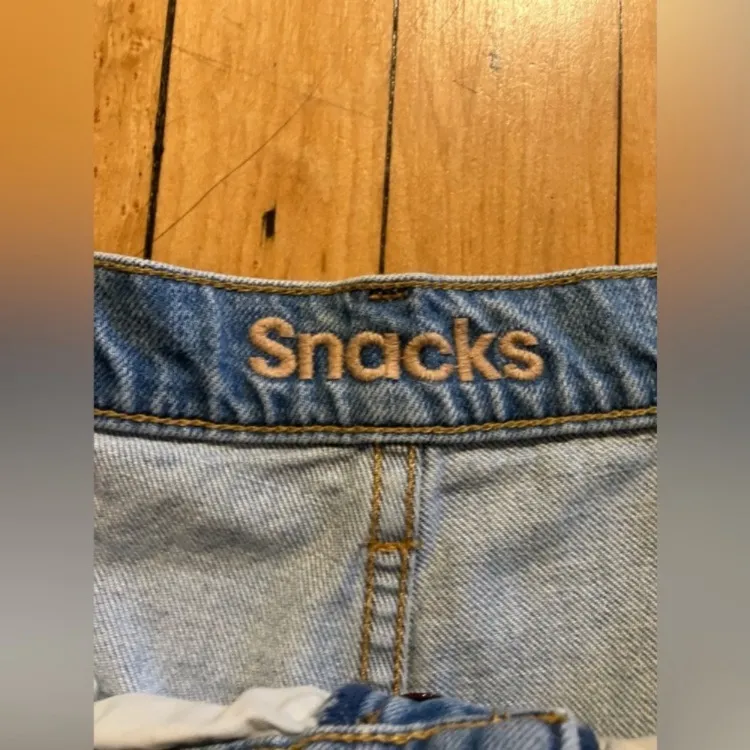 Mother Denim Double Prep Fun Dip Flood Fray Jeans in Nothing Else Like It Blue Size 31 - Image 4