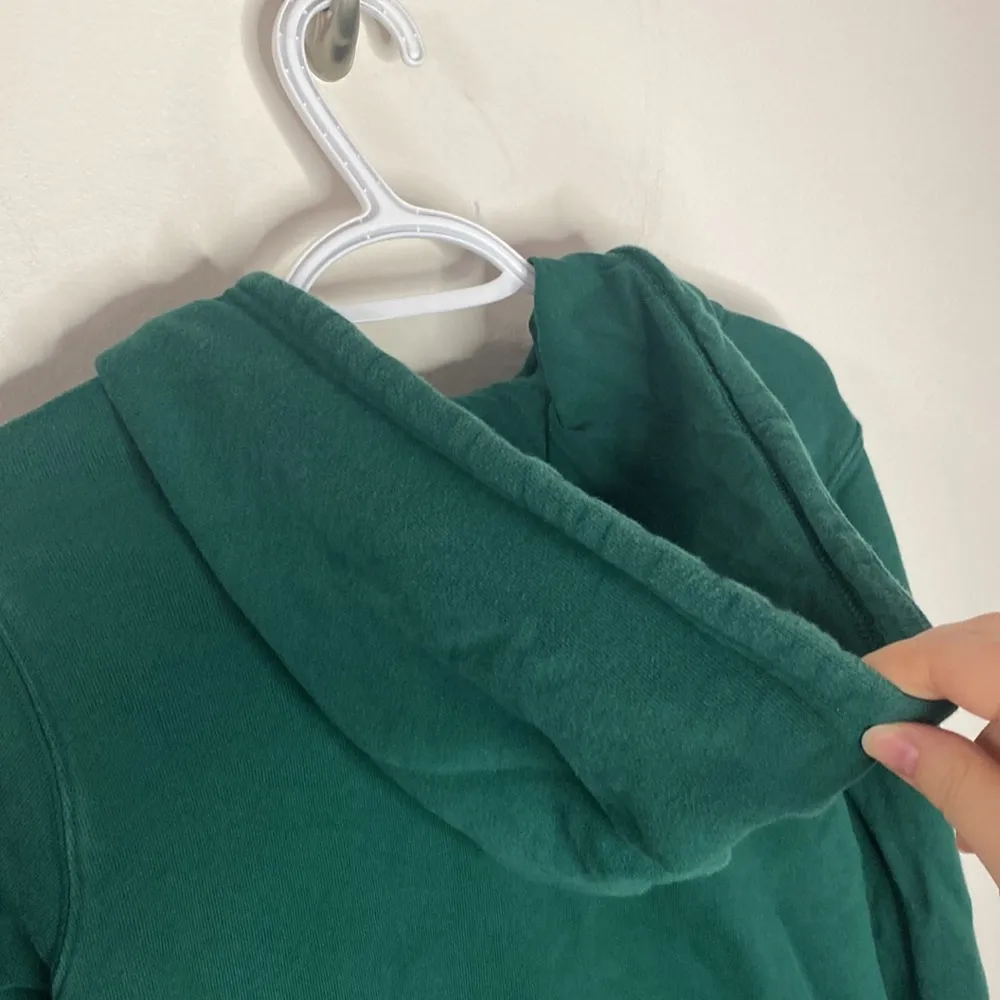 Adidas Originals Green trefoil graphic hoodie size S - Image 9