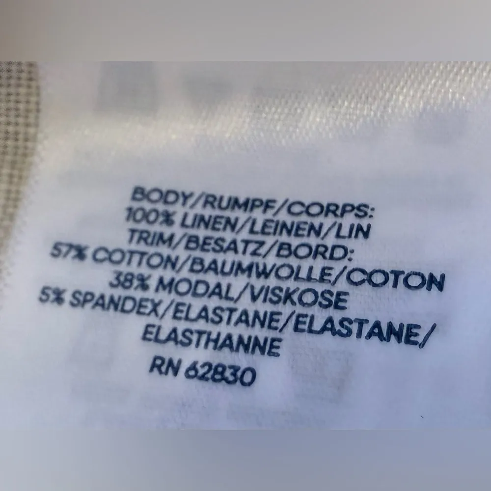 Style Me / Elastic Waist Semi-Sheer Linen Blend Beige Crop Capri Pants - Image 15