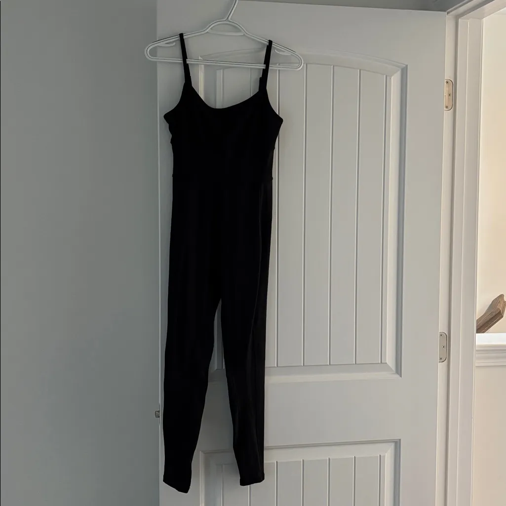Women's Seamed Black Jumpsuit - Image 4