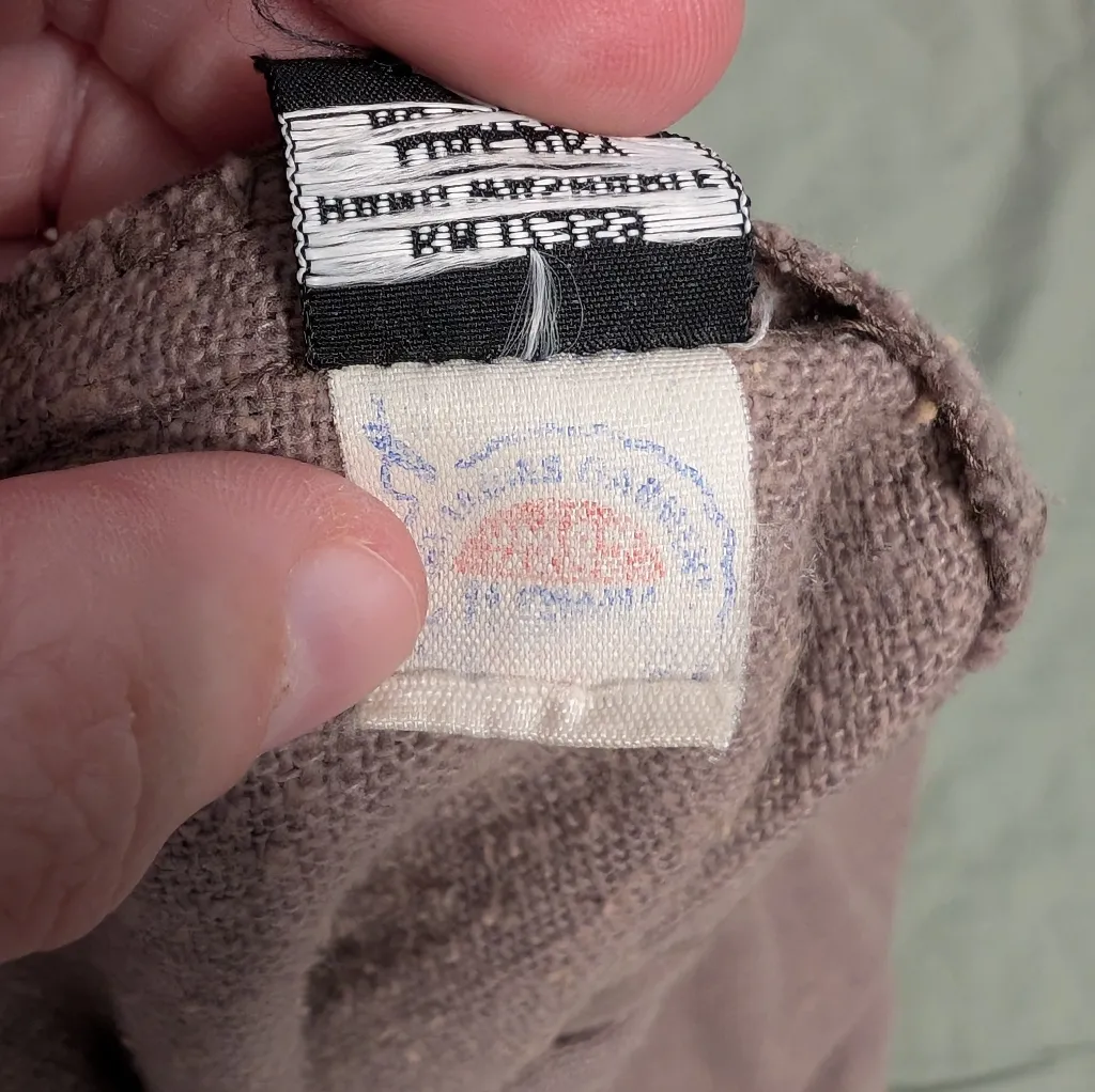 Vintage Ellen Tracy Cotton Eyelet A-Line Skirt W5/6 Tan - Image 6