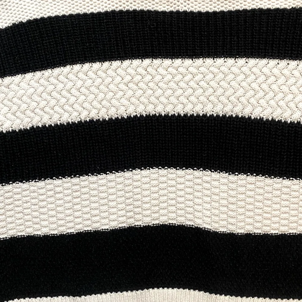 A New Day Black and Cream Crewneck Knit Sweater - Image 5
