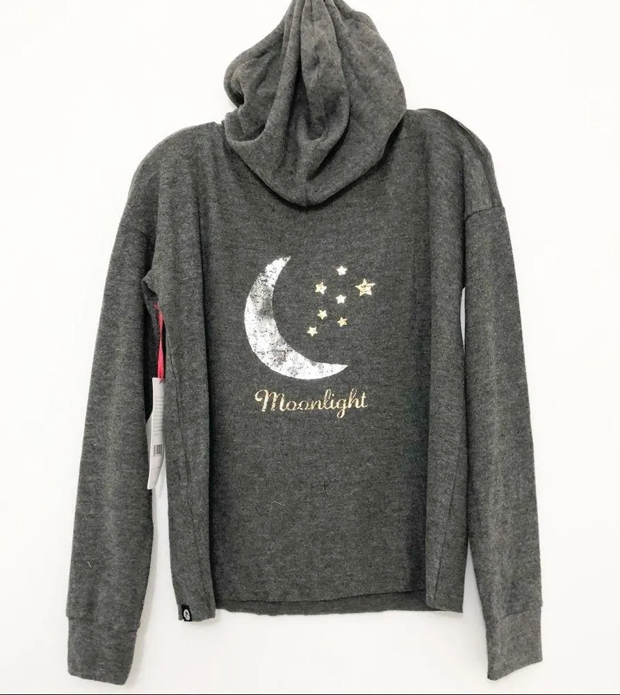 X by Gottex Dream Knit Hoodie Grey Size XS - Image 8