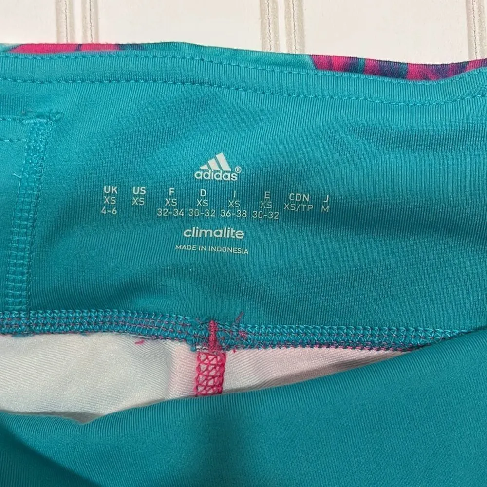 Adidas Climalite bright floral cropped leggings - Image 3