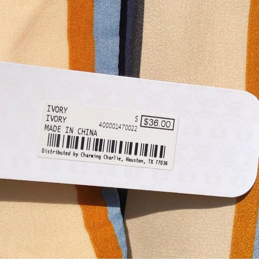 Sandy & Sid  Striped long Blouse Button front S - Image 6