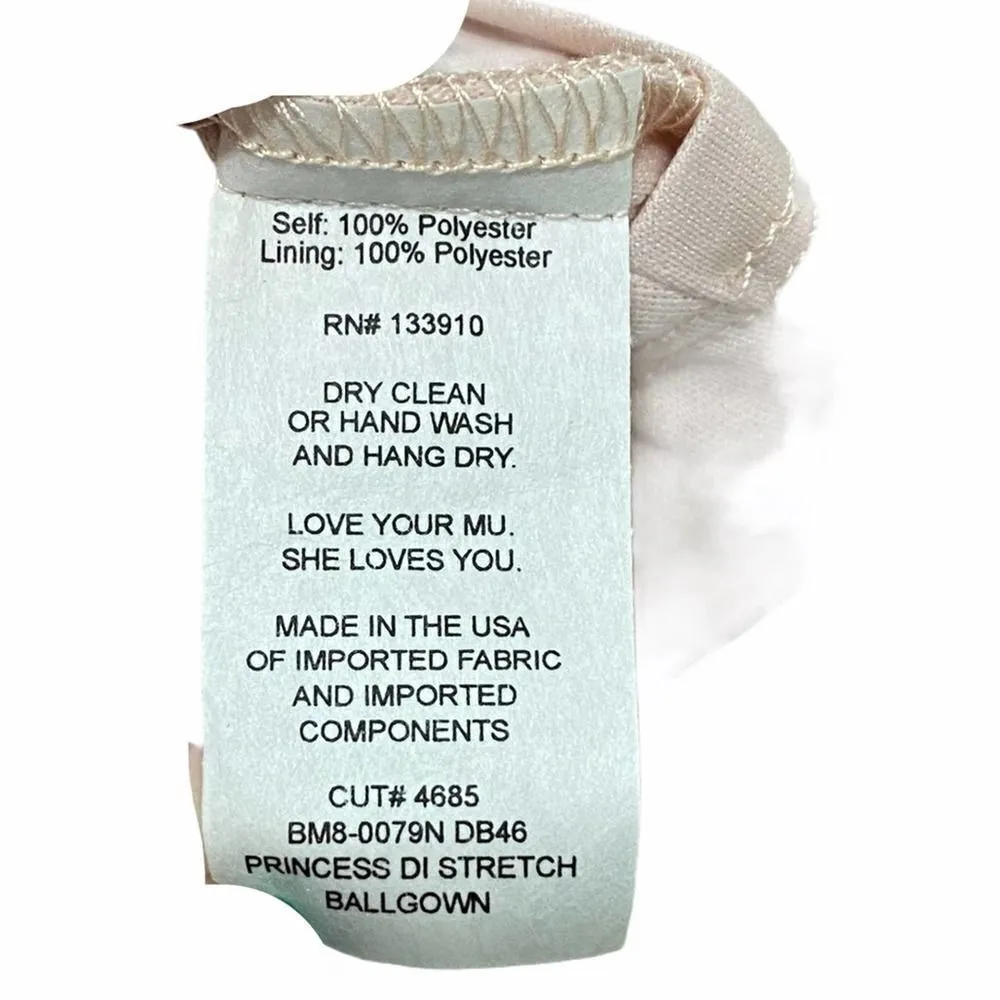 Show Me Your Mumu SMYM Princess Di Maxi Ballgown‎ Skirt Dusty Blush Medium - Image 6