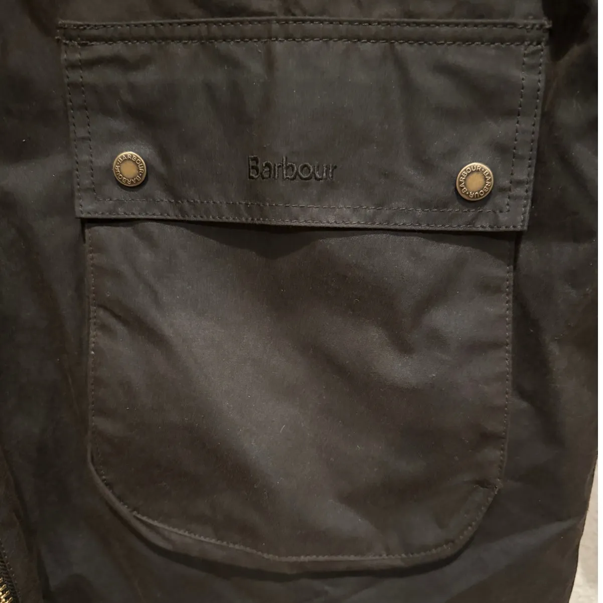 NWT Barbour Highclere Hooded Waxed Jacket Size US/14 - Image 10