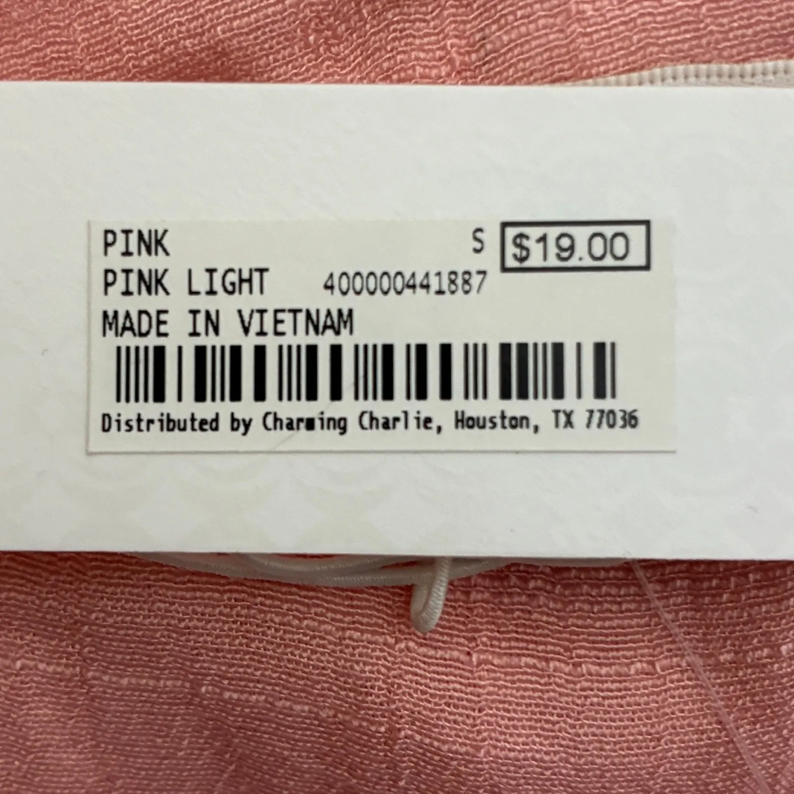 NWT Charming Charlie Womens Beachy Sleeveless Top Size S Pink Coastal Summer - Image 7