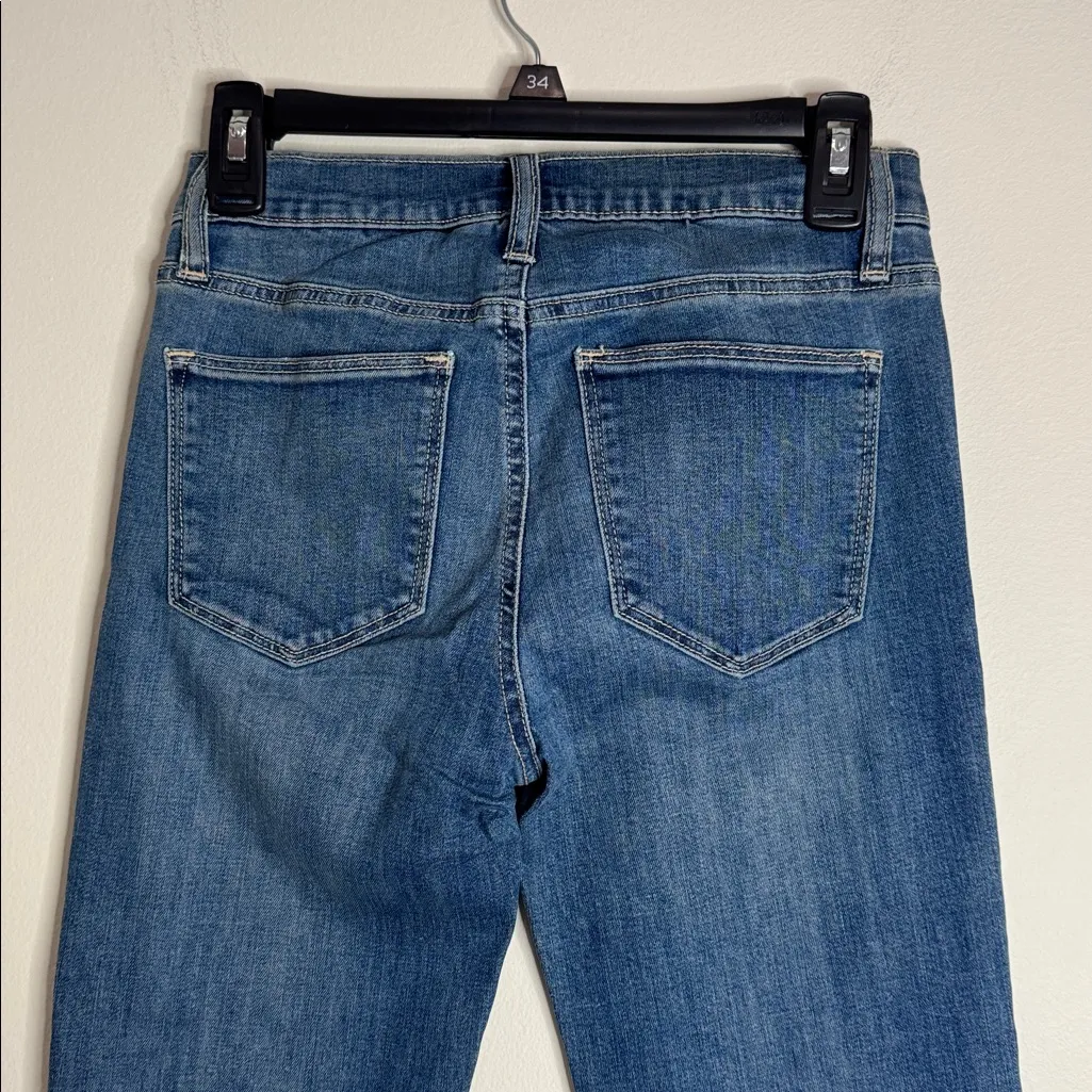 GAP Denim Perfect Boot Classic Medium Indigo Flare Jeans size 25 - Image 4