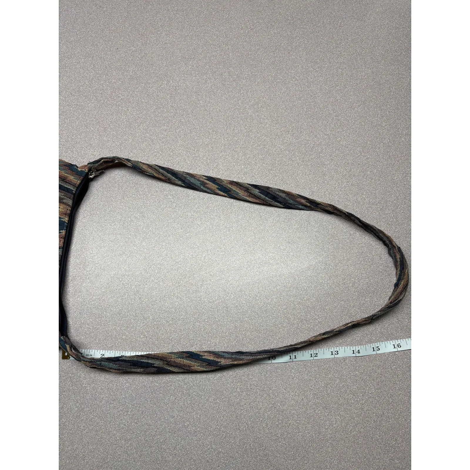 Rita's Handbag Multicolor Woven Zigzag Tapestry Purse - Image 8