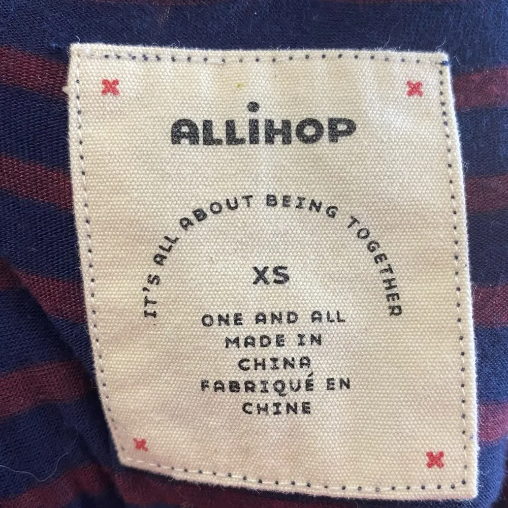 Anthropologie Allihop Navy Striped Turnaround Coastal Grandma Vacation Ma… - Image 6