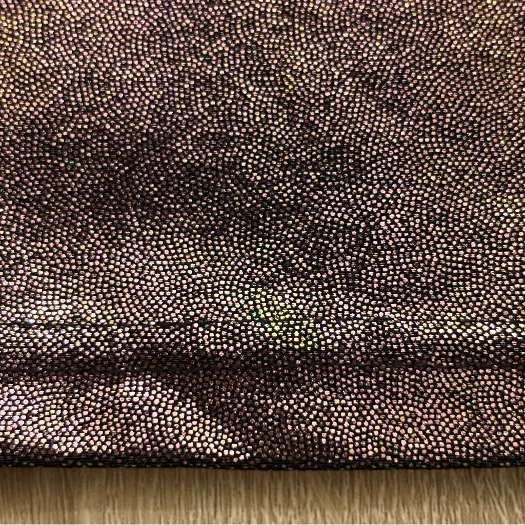 Vintage 90s Frederick’s of Hollywood Metallic Shimmer Bodycon Mini Dress Small - Image 11