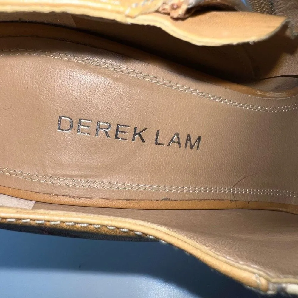 Derek Lam Snakeskin Peep Toe Shoe - Image 11