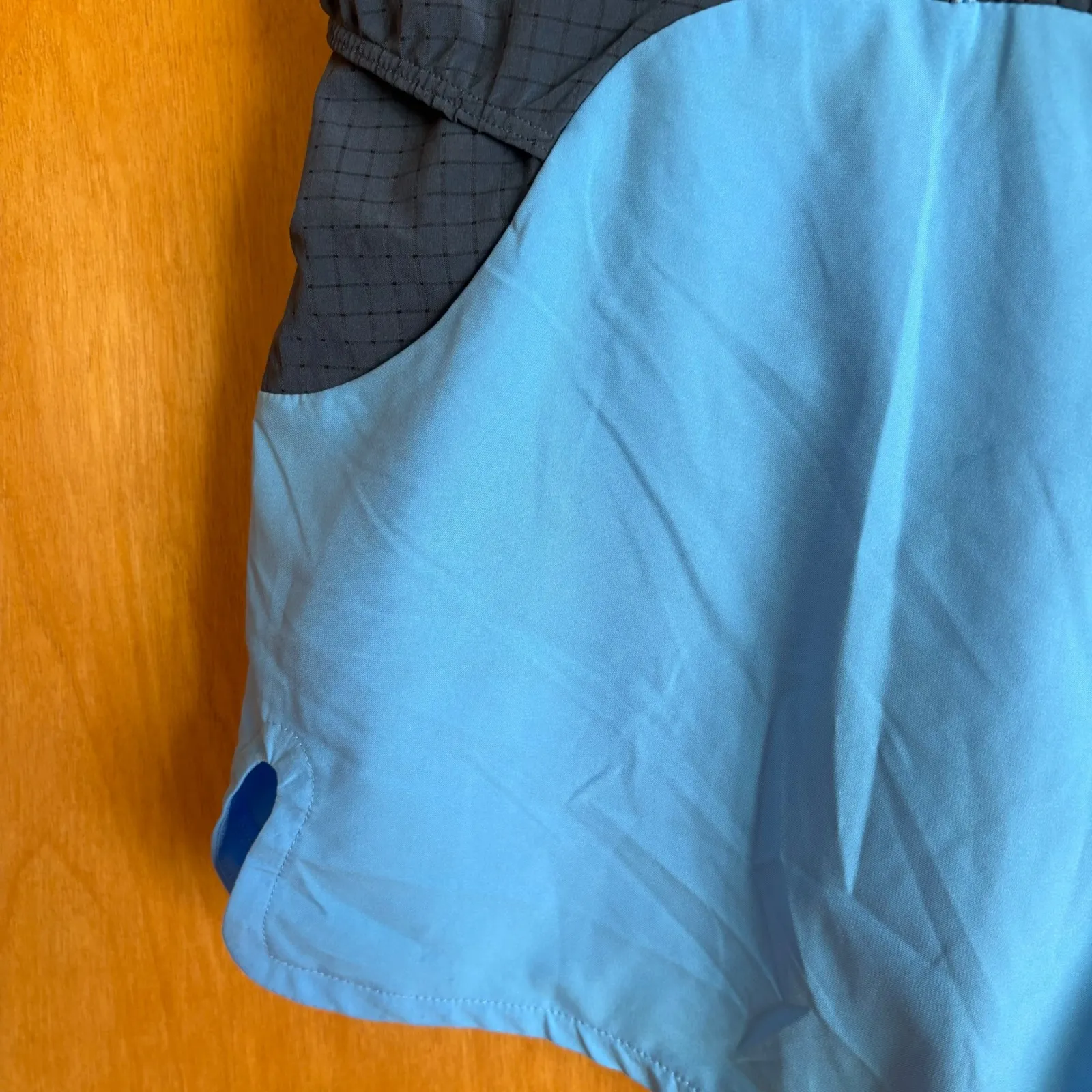 Nike Trail Running Shorts Women's Blue Gray‎ Lightweight Athletic Shorts - Image 4