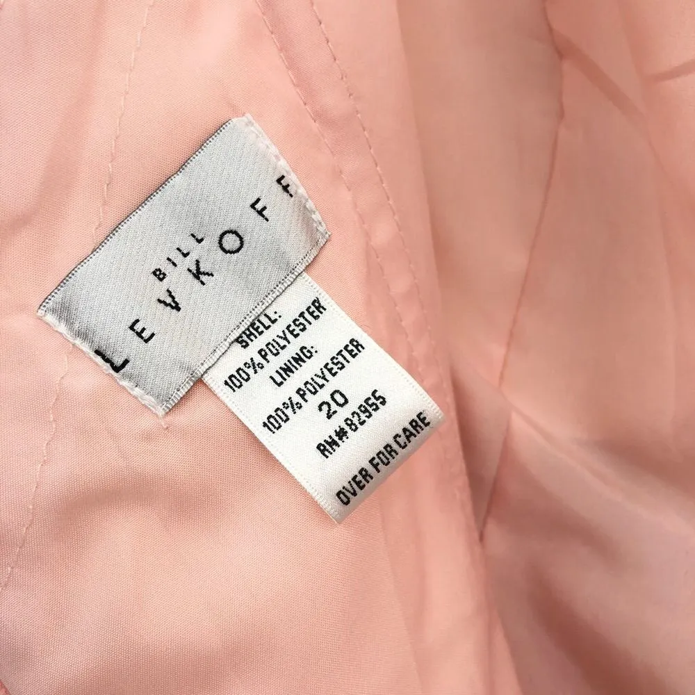 Bill Levkoff Rose Bridesmaid Dress 20‎ - Image 6