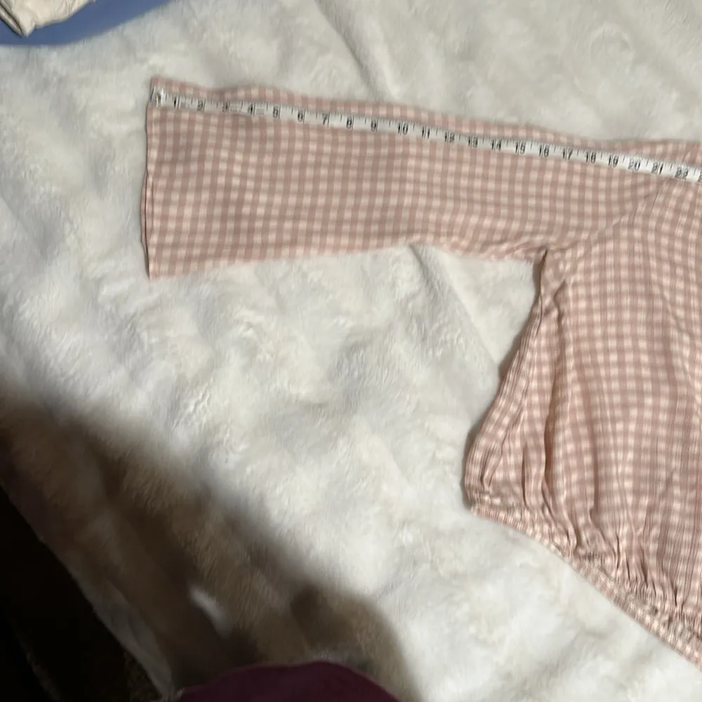 NWT Sadie & Sage XS cropped gingham top Pink - Image 8