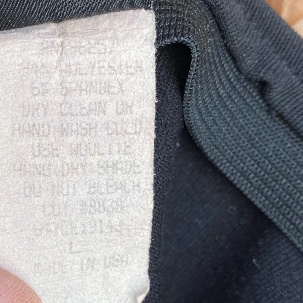 Vintage PS Per Seption Fitted Skirt Black Size L - Image 5