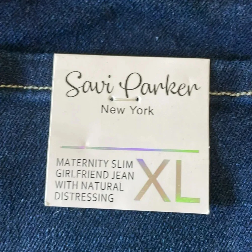 Savi Parker New York Maternity Slim Girlfriend Jean Size XL NWT - Image 13