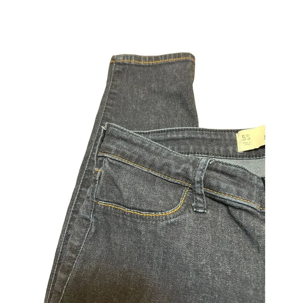 Hollister Jegging Jeans Dark Wash Embroidered Back Pockets Sz 5 S 27 x 27 - Image 2