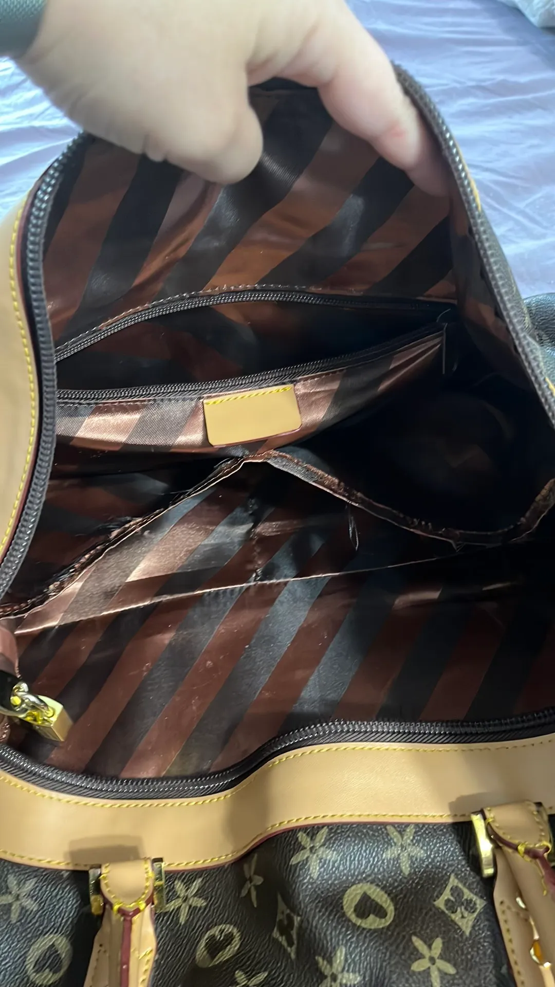 Duffle Bag Brown - Image 8